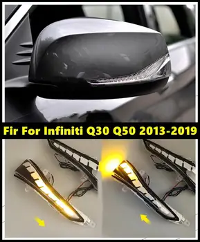 

Rearview Mirror LED Turn Signal Light For Infiniti Q30 Q50 Q50S/L Q60 Q70 QX30 QX50 QX60 2013-2019