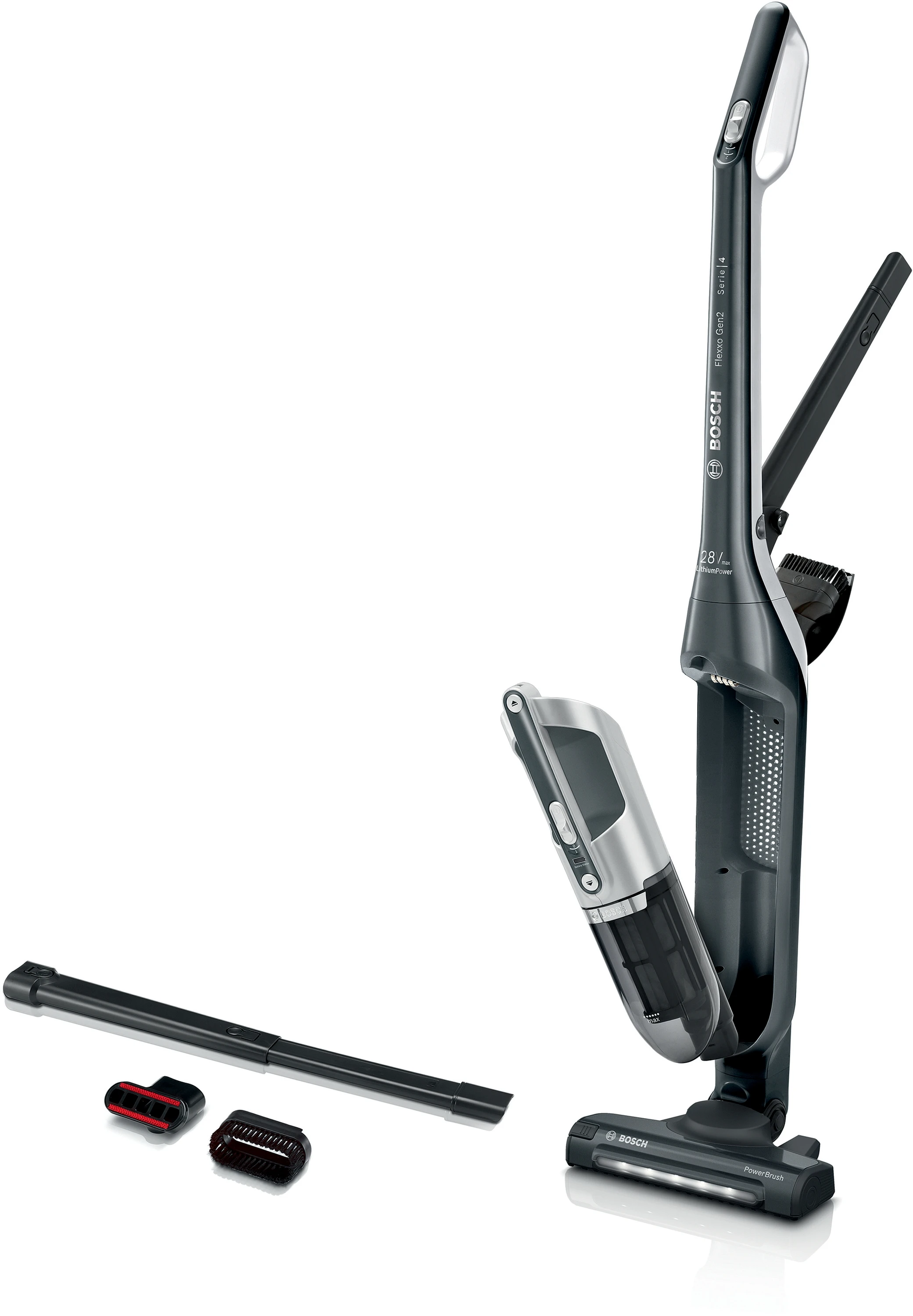 Aspirapolvere Bosch Cordless Serie 4 Flexxo 28Vmax BCH3K2801, grigio|Vacuum  Cleaners| - AliExpress