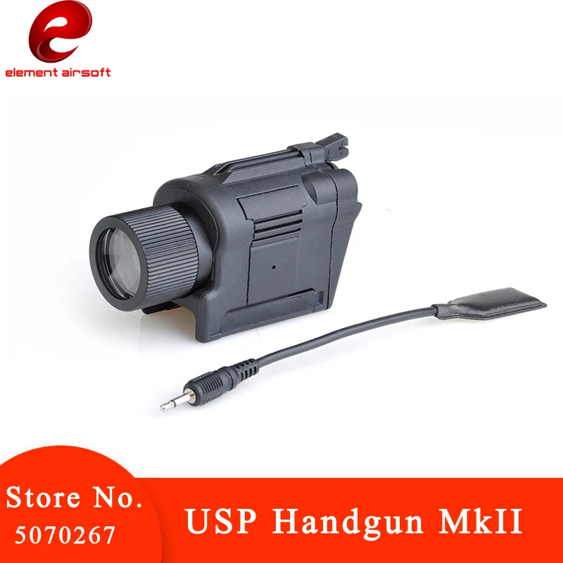 

Element Choice Wargame Equipment USP MkII Tactical Light MkII with Remote Switch 220 lumens Weapon Lights EX365