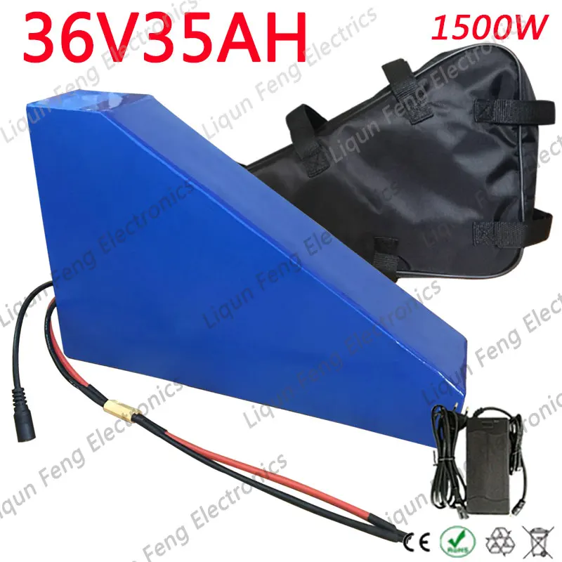 36V 1000W 1500W аккумулятора электроскутера 35AH литиевая батарея электрический
