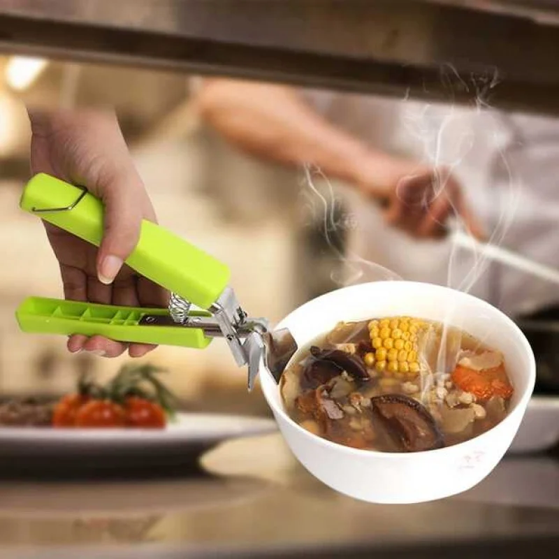 Два держатель для миски прихват для посуды сковорода заколка для жаркой посуды тарелка держатель для кастрюль ретривер щипцы Силиконовая ручка кухонный инструмент