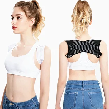 

Correction belt adult spine correction posture belt child anti-hunchback standing posture sitting posture corrector unisex