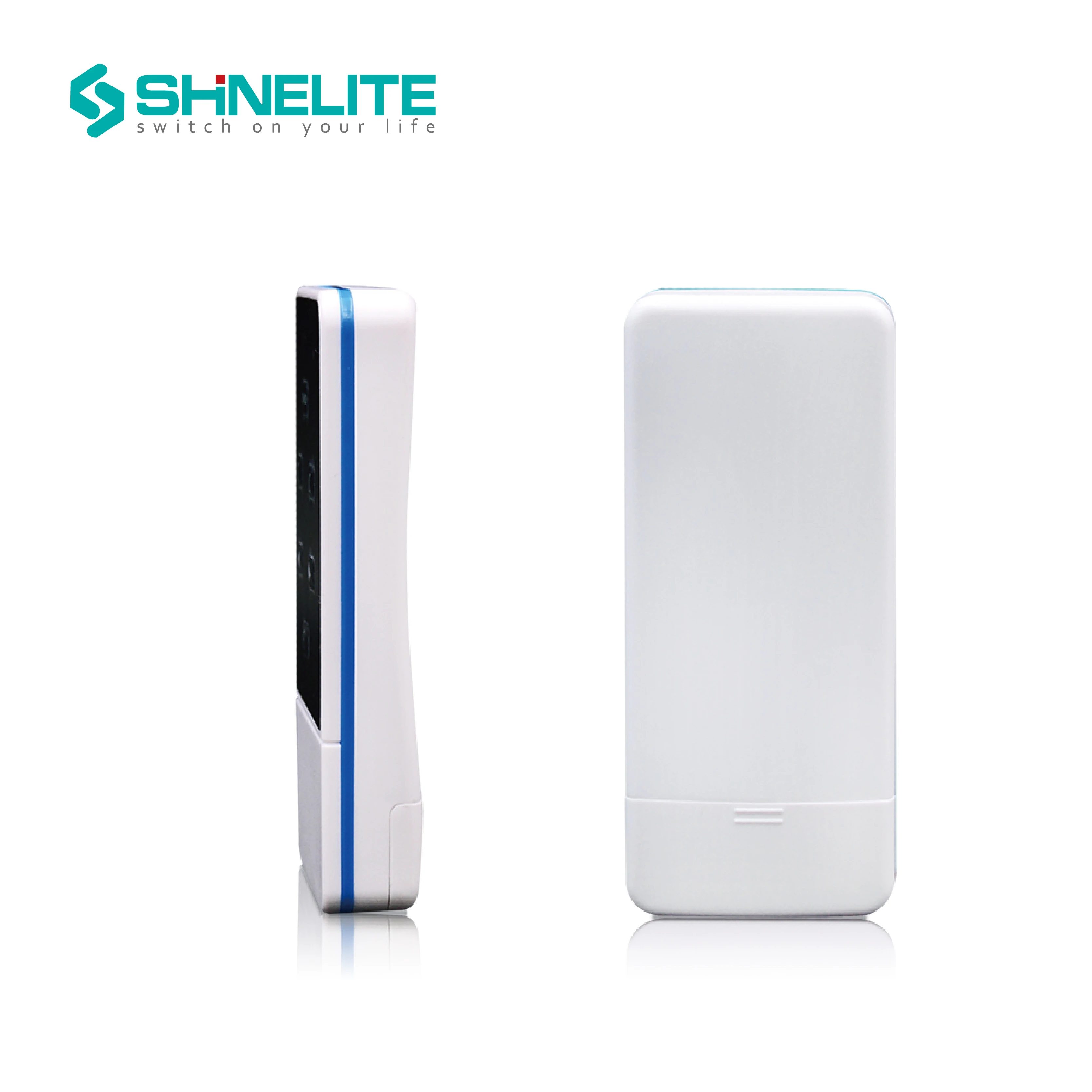 Shinelite, 1 банда стандарт Великобритании белый черный умный дом беспроводной RF433 переключатели роскошное стекло