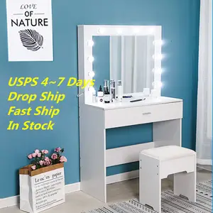 women's vanity set with lights