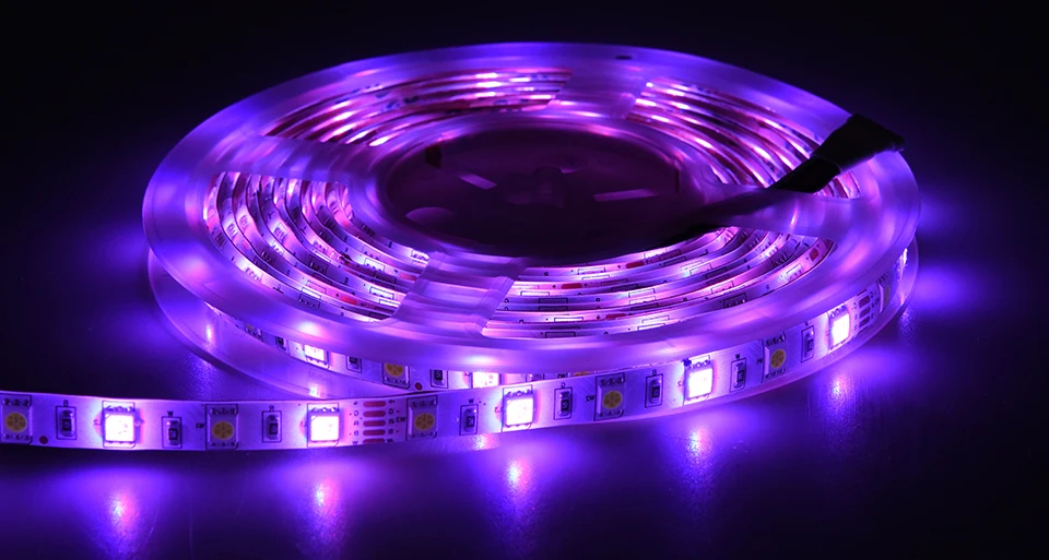 5050 RGB Светодиодная лента WiFi RGBW 5 м 12 В гибкая светодиодная лента световой полосы приложение дистанционное управление работает с Amazon Alexa Google Home