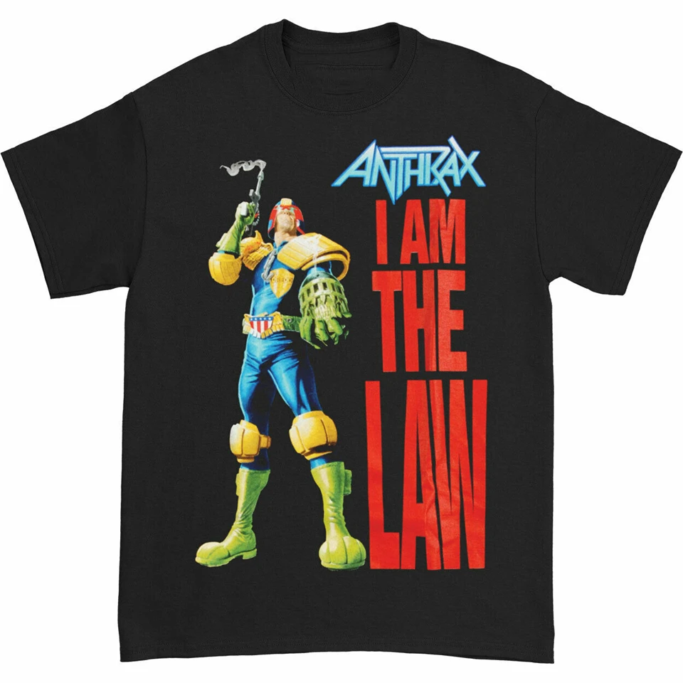 Anthrax Men'S I Am футболка Черная с цифровым принтом | Мужская одежда