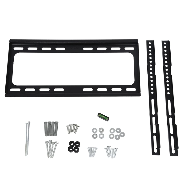 ТВ настенное крепление фиксированное положение для большинства 26-63 дюймов плоский экран плазменный монитор светодиодный ЖК-дисплей до 50 кг VESA 400 мм X 400 мм