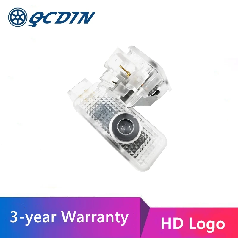 QCDIN 2pcs for AUDI E-Tron OEM Car LED Logo Door Light Projector Lamp for All AUDI Car Model QCDIN 2pcs for AUDI E-Tron OEM Car LED Logo Door Light Projector Lamp for All AUDI Car Model