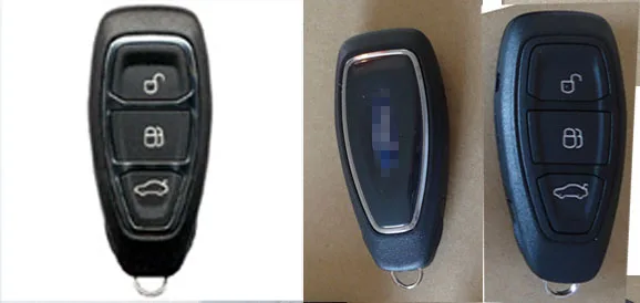 Глянцевый белый цвет Keyless дистанционного защитный чехол для Ford Focus Kuga C-Max Mondeo Fiesta
