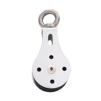 

1PCS Mute Silent Wheel with Dual Bearings ,Stainless Steel Hanging Wheel Mute Fitness Wheel