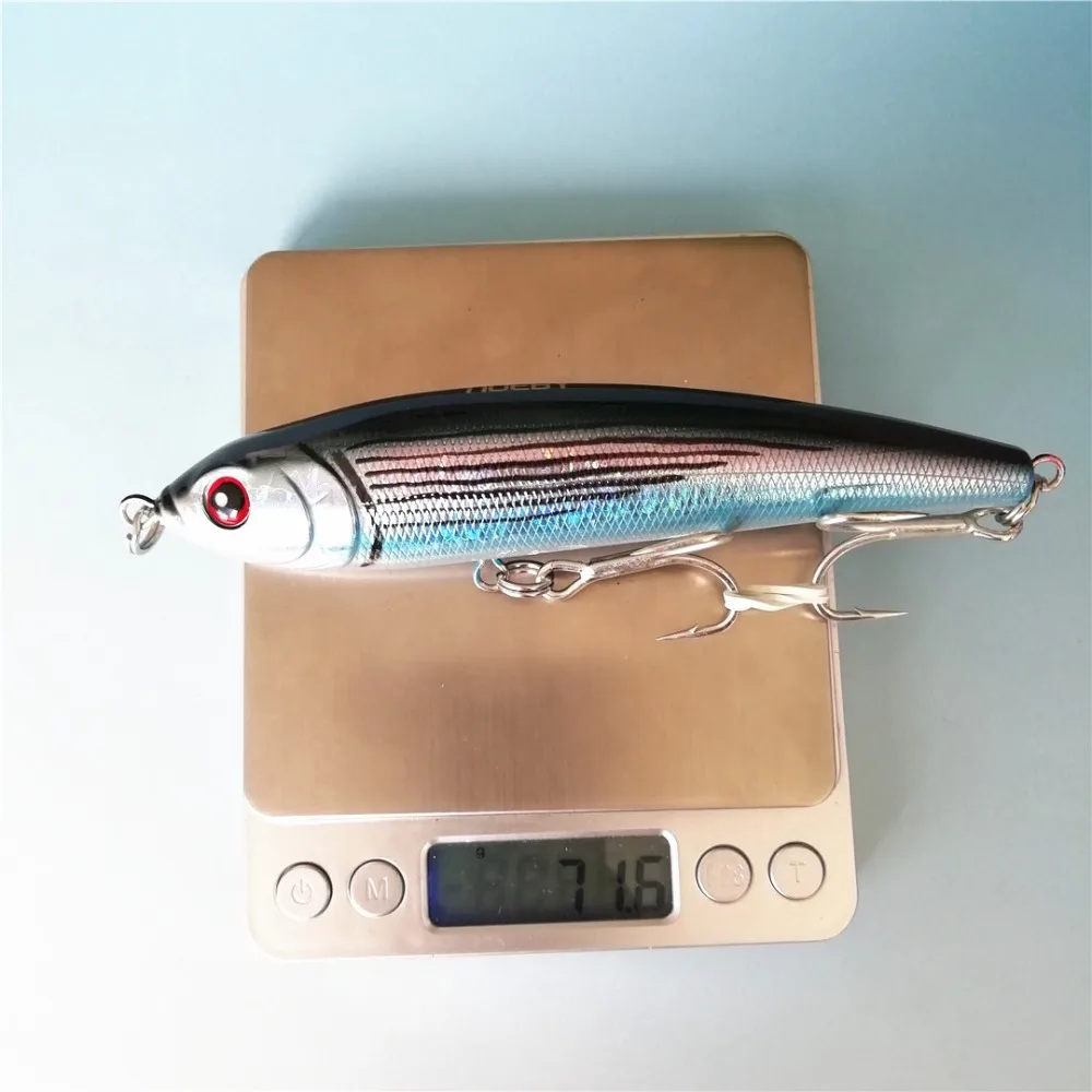 Noeby 6 шт. NBL 9062 14 см 66g IMMO Деактиватор искусственная, жесткая, для рыбалки приманки с Крючки приманка-карандаш 3D для Фиш Ай опускается на дно рыбные приманки