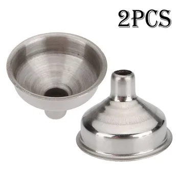 

2 Pcs Stainless Steel Funnel for Flask Liquor Bottle Funnel Stainless Steel Kitchen Accessories Mini Funnels Transferring Liquid