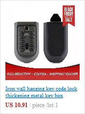 Electronic In Safe Box Iron Wall Hanging Key Code lock Thickening Metal Key Box Housekeeper Secret Box Secret hiding