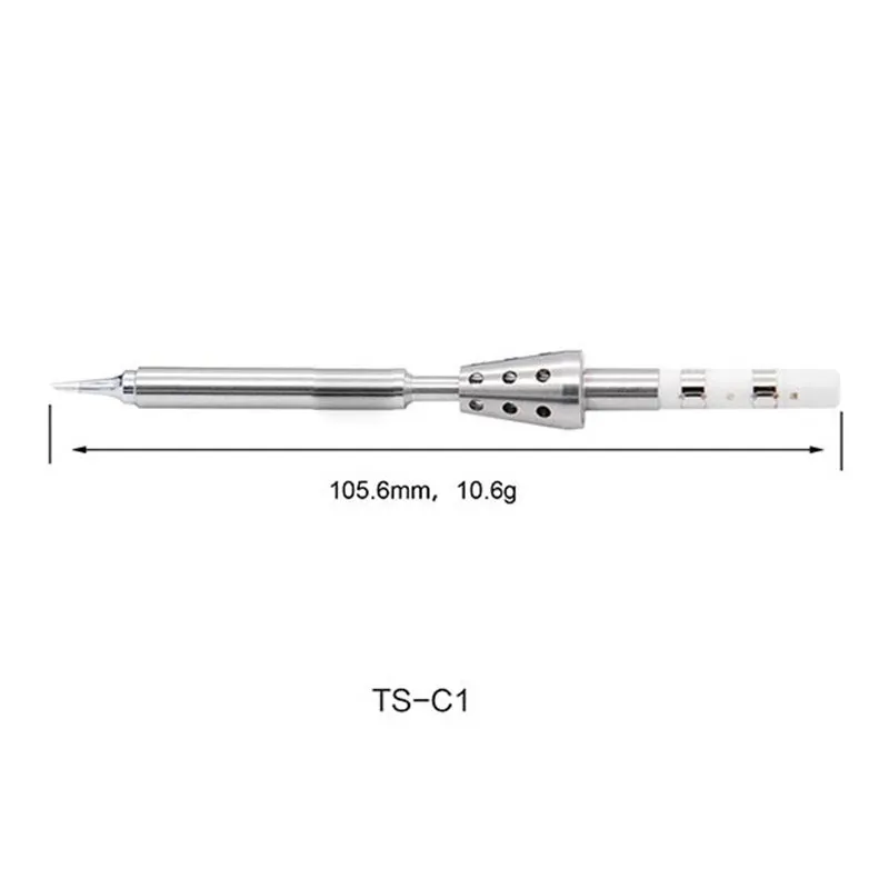 TS100 TS-C1/TS-ILS Мини Быстрый отвод тепла Электрический паяльник наконечник внутренний нагревательный сердечник регулируемый термометр-ручка-тип