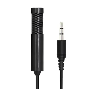

ALLOYSEED SF-555 3.5mm Jack Plug Microphone Video Conference Live Mini Stereo Studio Recording Audio Mic For Laptop Desktop PC