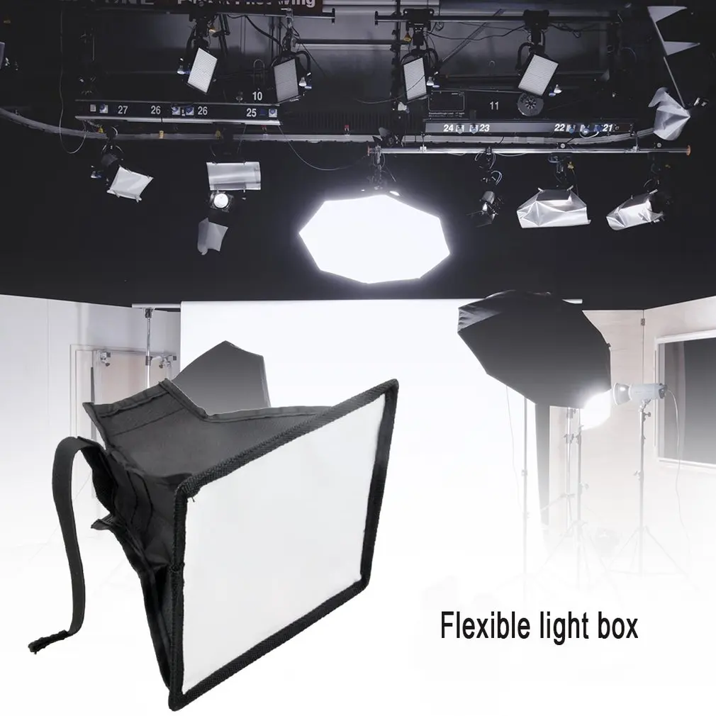 Photography Light 15X17Cm Soft Light Box Flash Soft Cover Flash Soft Box Professional Portable Fashion Soft Light Box
