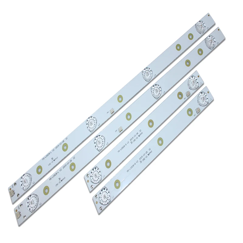 4pcs LED Backlight strip lamp For AKAI AKTV3221 32LED38P Smart JS-D-JP3220-041EC E32F2000 D32-0A35 new 2 pcs lot 6led 6v led backlight strip for js d jp3220 061ec e32f2000 aktv3222 st3151a05 8 v320bj7 pe1 aktv3216 st3151a04 8