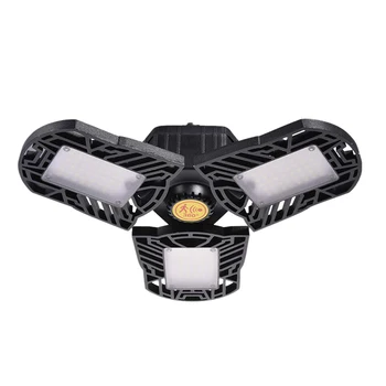 

Promotion! 60W LED Garage Light,Motion Activated E26/E27 6500LM Deformable Ceiling Full Area Lighting for Garage,LED Cron Light,