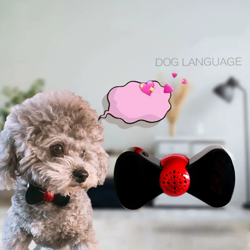 

Smart Dog Language Translator Puppy Action Voice Sound Reader Scanner Neck Collar for Pets People Interaction