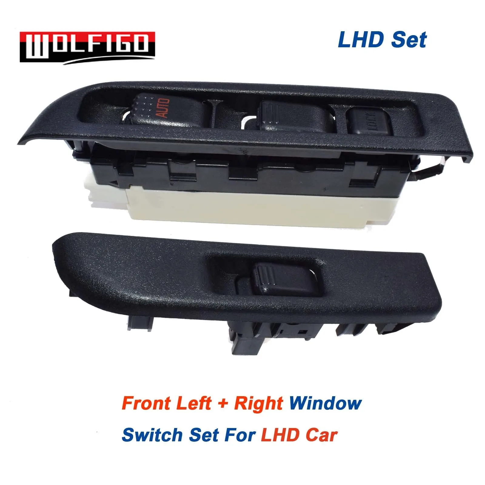 

WOLFIGO LHD / RHD Front Left Right Power Window Switch For ISUZU NPR66/70PL NKR NQR70 NHR 24V 8973151840,8981472360 98147236-0