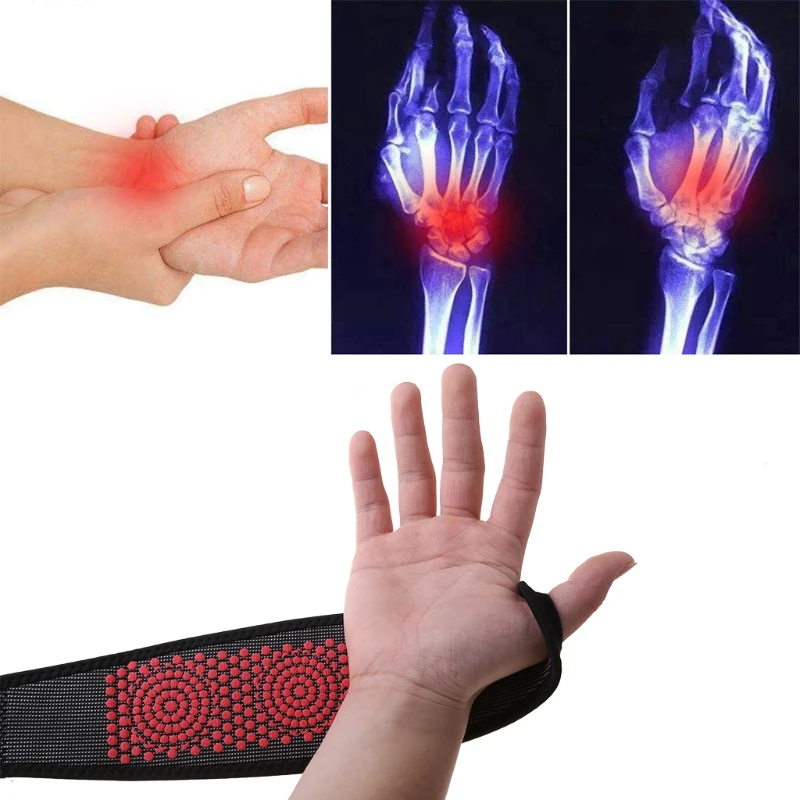 Wrist Support Brace Magnetic Therapy Self-Heating Pain Relief