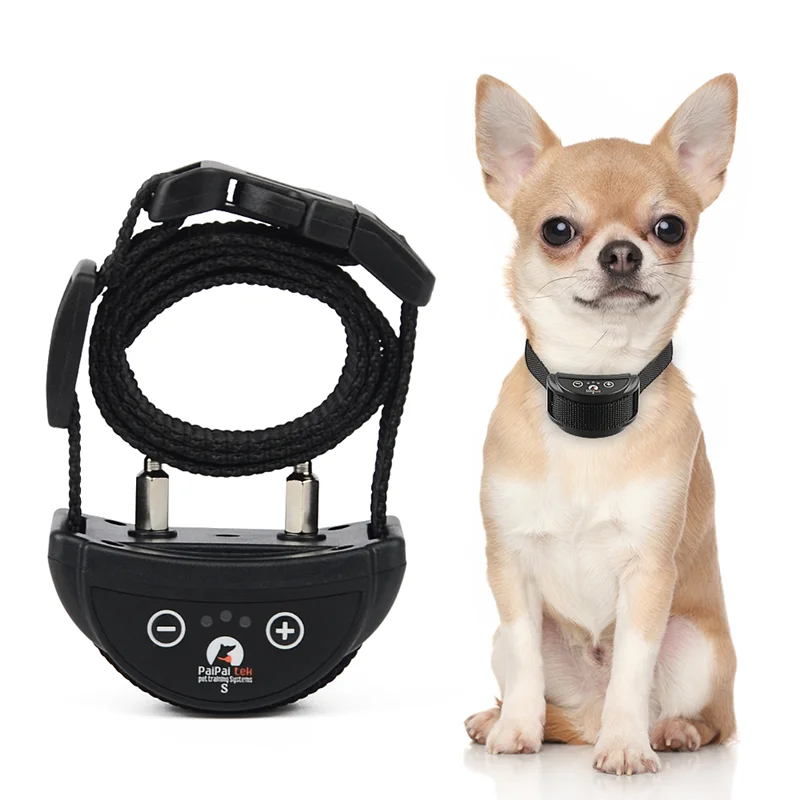electrico Collar anti para perros recargable automático cuello corteza anti Collar de entrenamiento para perros con pitido vibratorio collar antiladrido - AliExpress Hogar y jardín