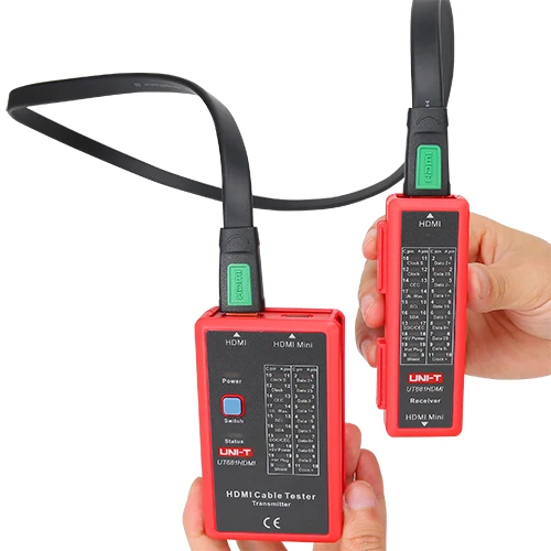 UNI T UT681L Тестер кабеля HDMI LAN Автоматическая сеть светодиодный тестер Ethernet телефон
