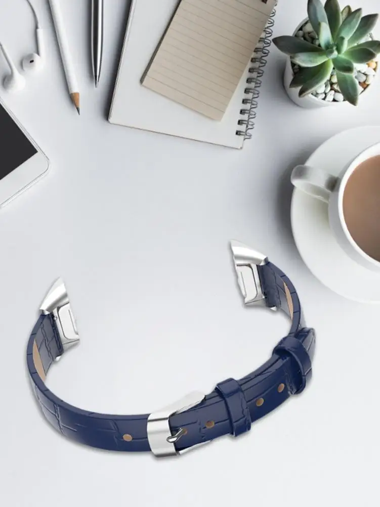 Модные спортивные часы с кожаным ремешком на запястье ремешок для samsung Galaxy Fit SM-R370 смарт-браслет Ремешки для наручных часов аксессуары