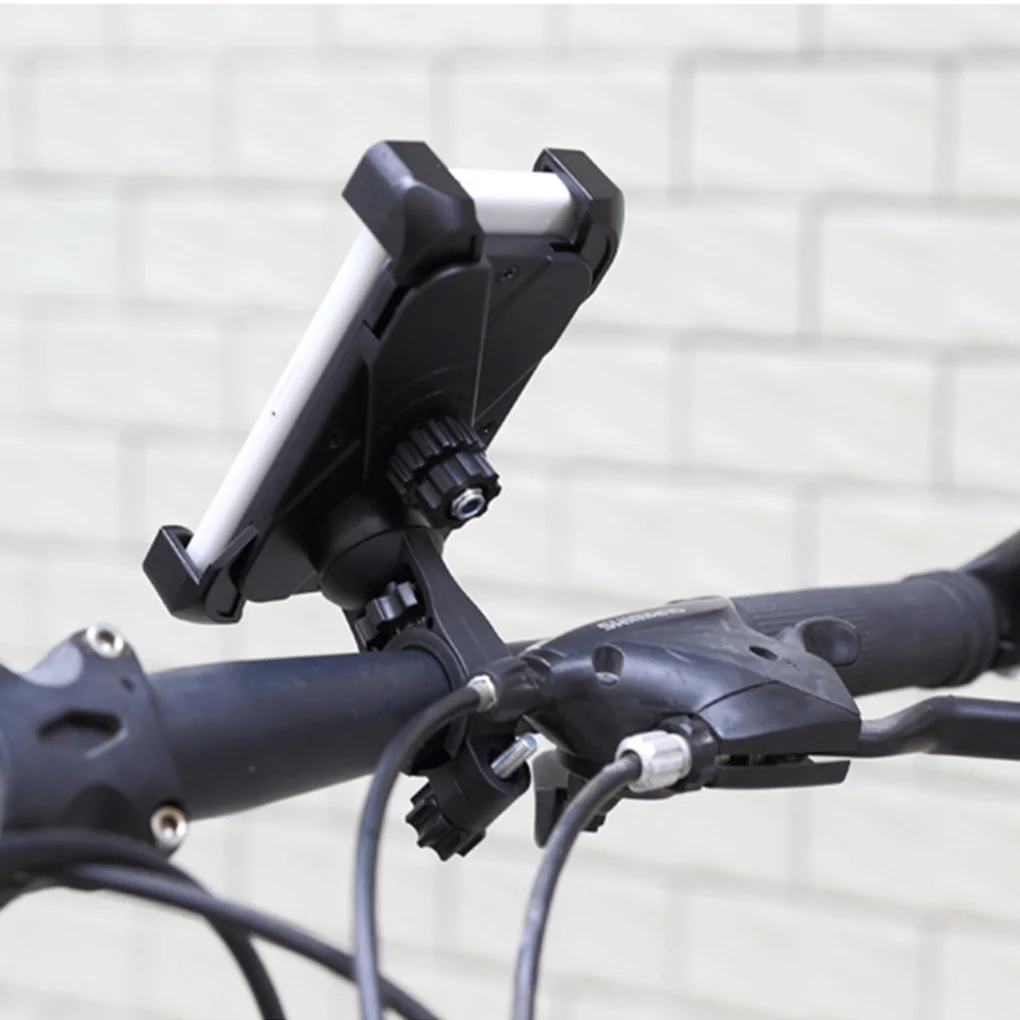 Universal Plastic Bicycle Motorcycle Handlebar Mount Holder 360 Degree Flexible Bike Mount Phone Bracket