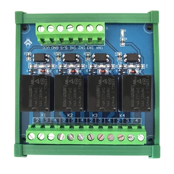 

5V 4 Channel Relay Module High Level Triggering Optocoupler Isolation Relay Module PLC Signal Amplifier Board