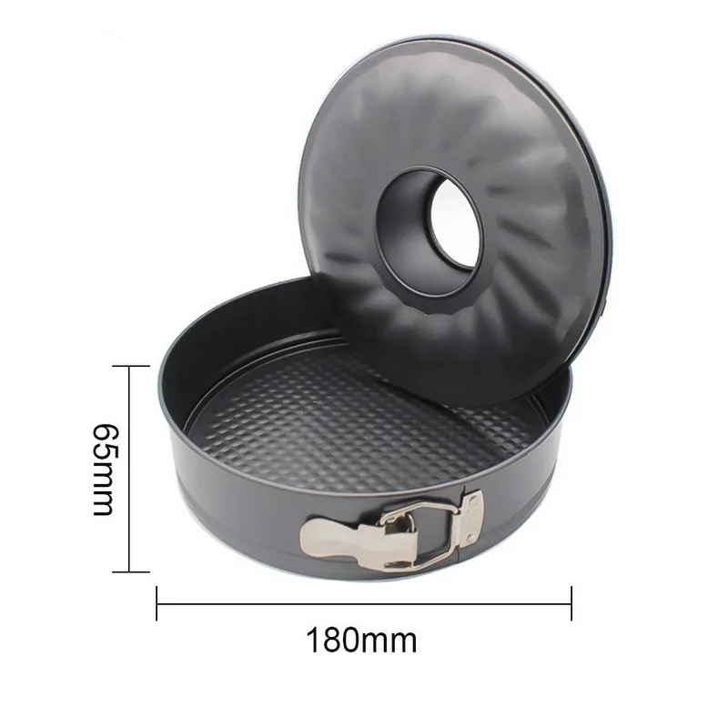 7 дюймов с антипригарным покрытием углерода Сталь разъемная Пан Тыква круглая