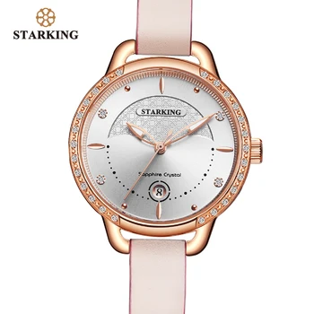 

Starking Watch Women luxury Fashion Casual 30 m waterproof quartz watches genuine leather strap Ladies elegant wrist watch girl