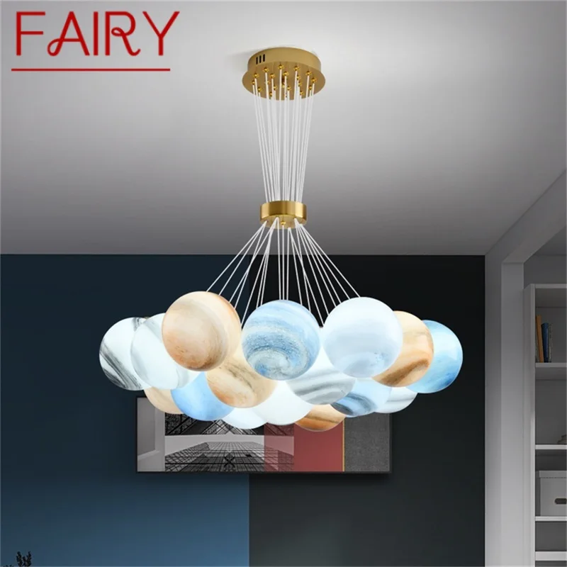 

FAIRY Creative Pendant Lights Modern LED Colorful Balloon Lamps Fixtures for Home Dining Living Room