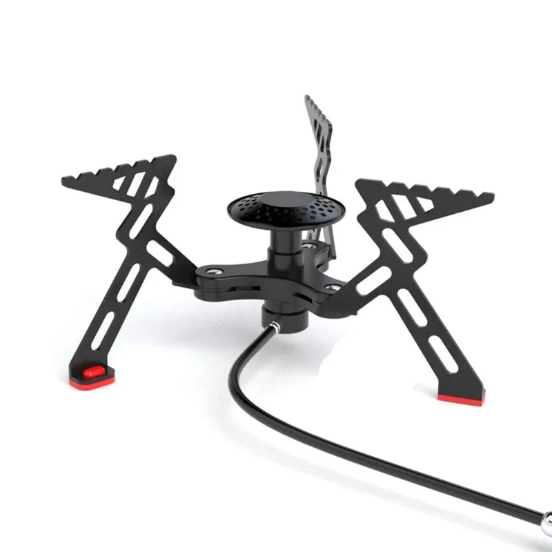 

Ultralight Stainless Compact Foldable Portable 3000W Camping Cooking Gas Stove Burner for Outdoor Backpacking Hiking Furnace