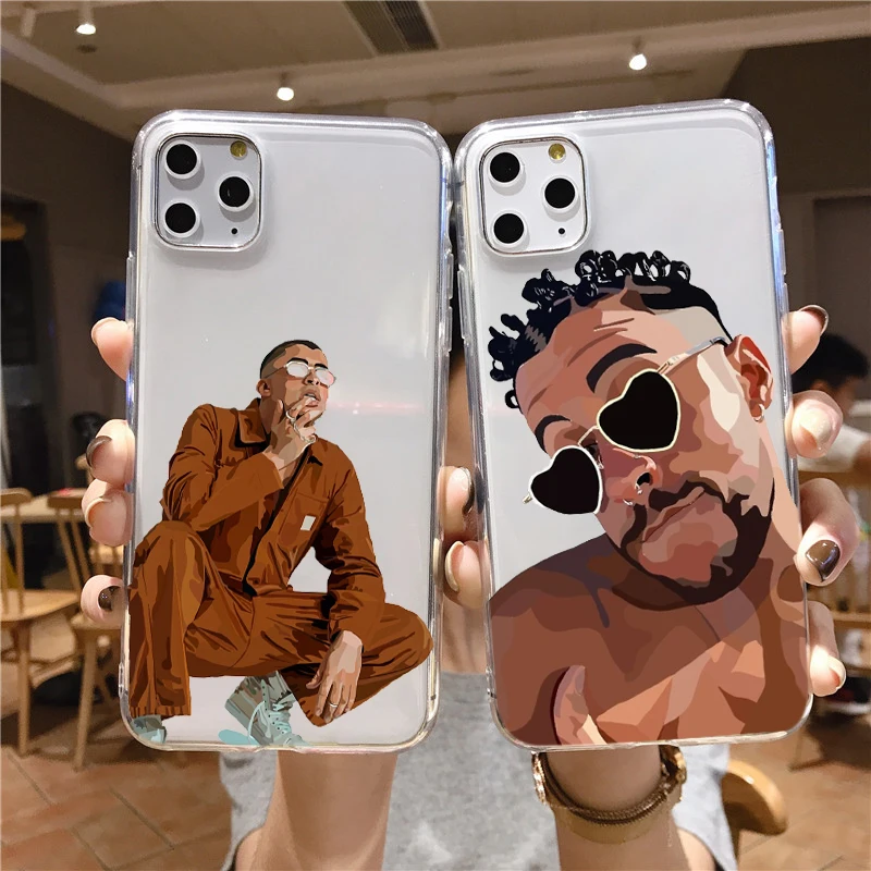 Йо Perreo Sola плохой кролик малума чехол из силикона и ТПУ для iPhone 11 12Pro мини Xs макс 7 8 XR