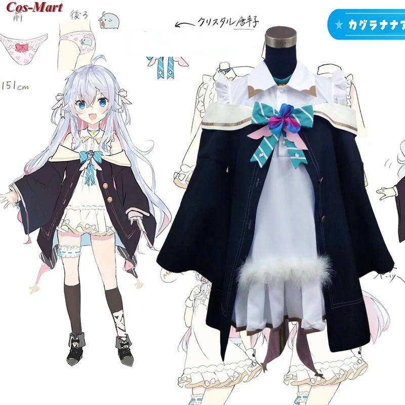 ホットアニメvtuber Hololive神楽ナナコスプレ衣装ファッションかわいい制服ドレス活動パーティのロールプレイ服カスタムメイク Aliexpress ホットアニメvtuber Hololive神楽ナナコスプレ衣装ファッションかわいい制服ドレス活動パーティのロールプレイ服カスタムメイク Aliexpress