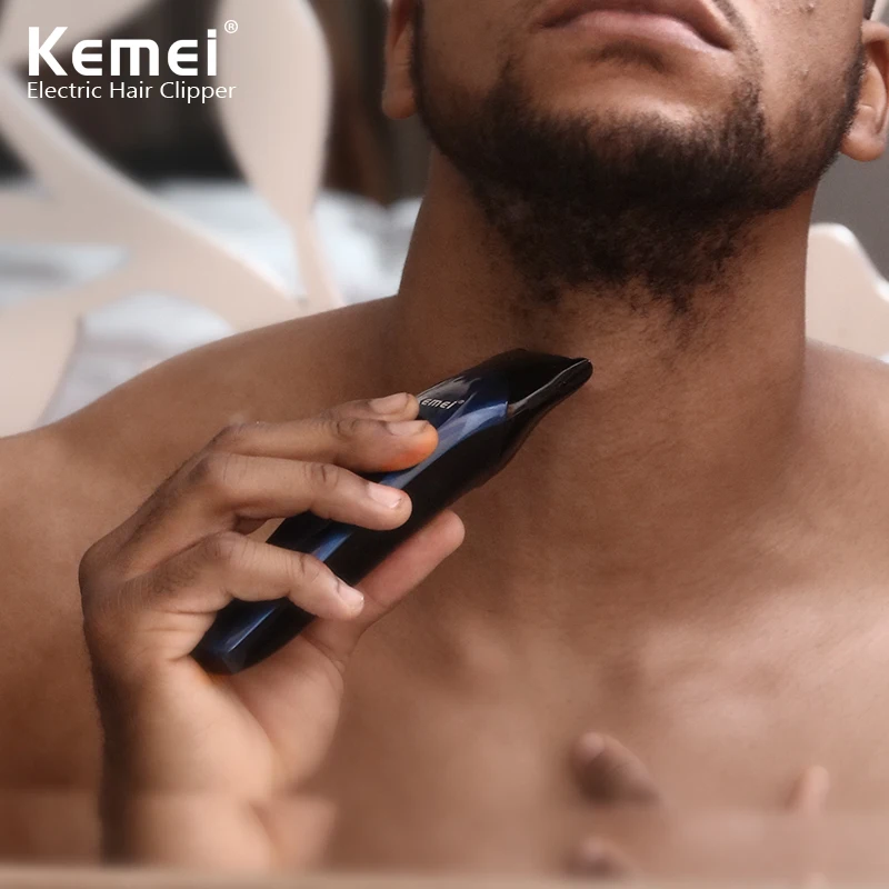 Kemei профессиональная перезаряжаемая машинка для стрижки волос, набор для стрижки волос в носу, бритвенный набор