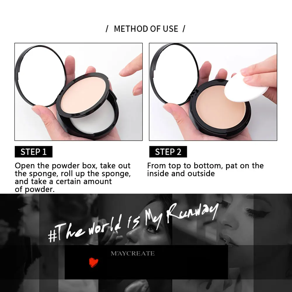 Cottect жидкий консилер основной моды консилер порошок 12 г красота лицо макияж отбеливание косметика