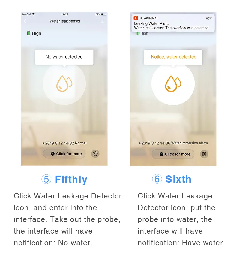QOLELARM Tuya умный wifi детектор утечки воды приложение уведомления оповещения датчик воды сигнализация утечка Домашняя безопасность