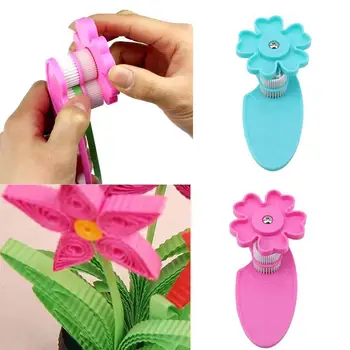 

1piece Wave Modeler Paper Roller Plastic Refill Tool Screw Colored Fixing Candy Slippery Paper Wave Bending Stationery Manu U4S4