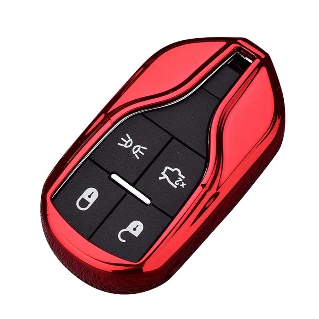 Чехол-брелок для ключей от машины, Сменный Чехол для Maserati Quattroporte Levante Smart Key, чехол для автомобиля - Название цвета: NO.3