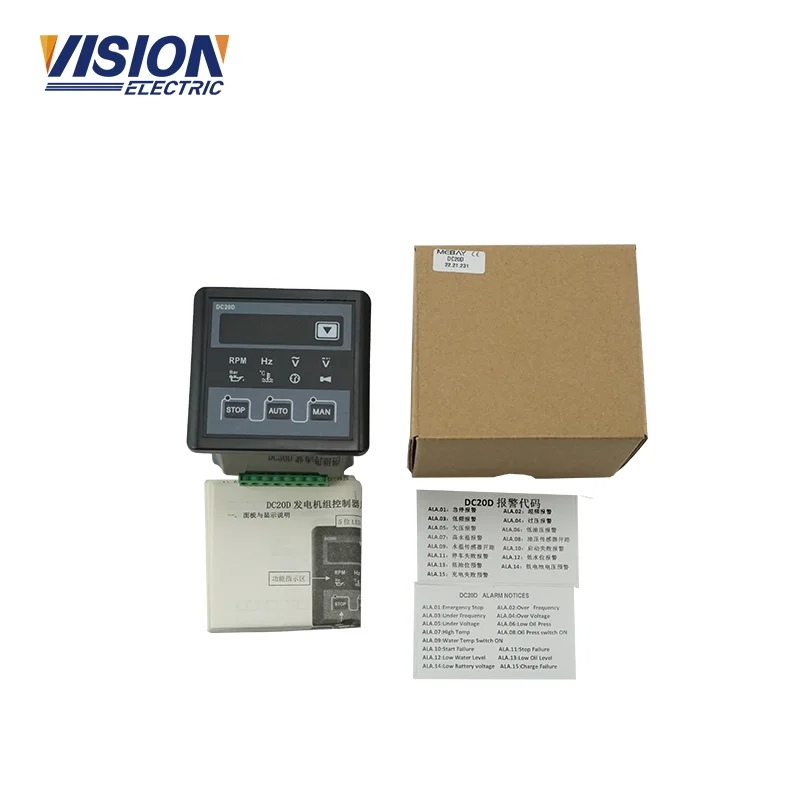 genset controlador modulo dc20dmkii dc20d dc30d automatico 04