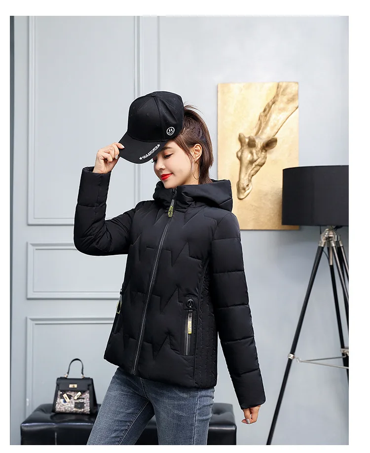 Abrigos Mujer Invierno Short Winter Jacket Women Fur Cotton Padded Jacket Female Parka Womens Jacket Winter Coat for Woman