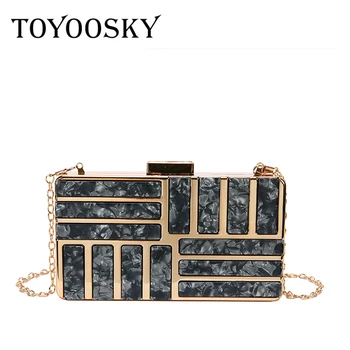 

Luxury Brand Design Acrylic Decoration Clutches Women Evening Bags Party Wedding Hand Bag Chain Crossbody Purses Wallet Clutch