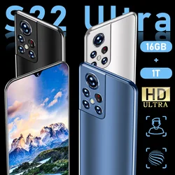 Smartphone Samsug S22 Ultra 5G Qualcomm 888 16GB 1T Android 12 Global Version 6.93 Inch Cellphone 6800mAh Mobile Phone Unlock 4G