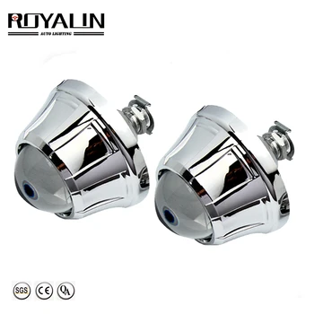 

ROYALIN Car Projector Lens H1 2.5 Bi-Xenon For Pegasus Shrouds for Ford C-max A3 Citroen Caddy Polo Touran H4 H7 Car Styling