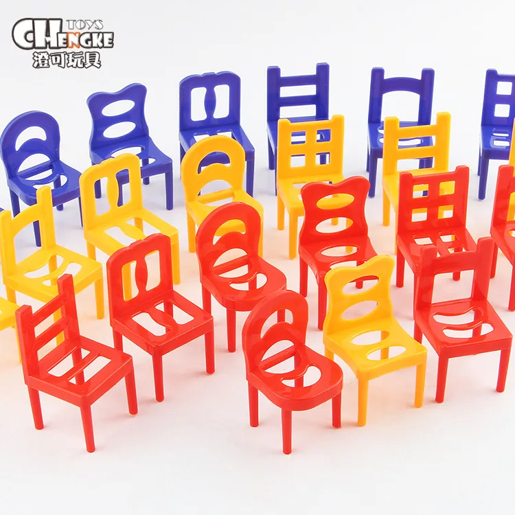 Настольная игра игрушка настольная игра Строительные блоки Детская развивающая игрушка Дженга-стек табурет стек 24 стула