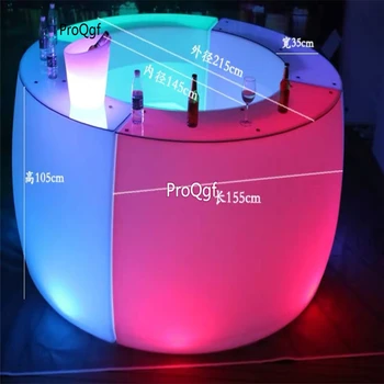 

Ngryise 1 Set ins fashion bar led table combination