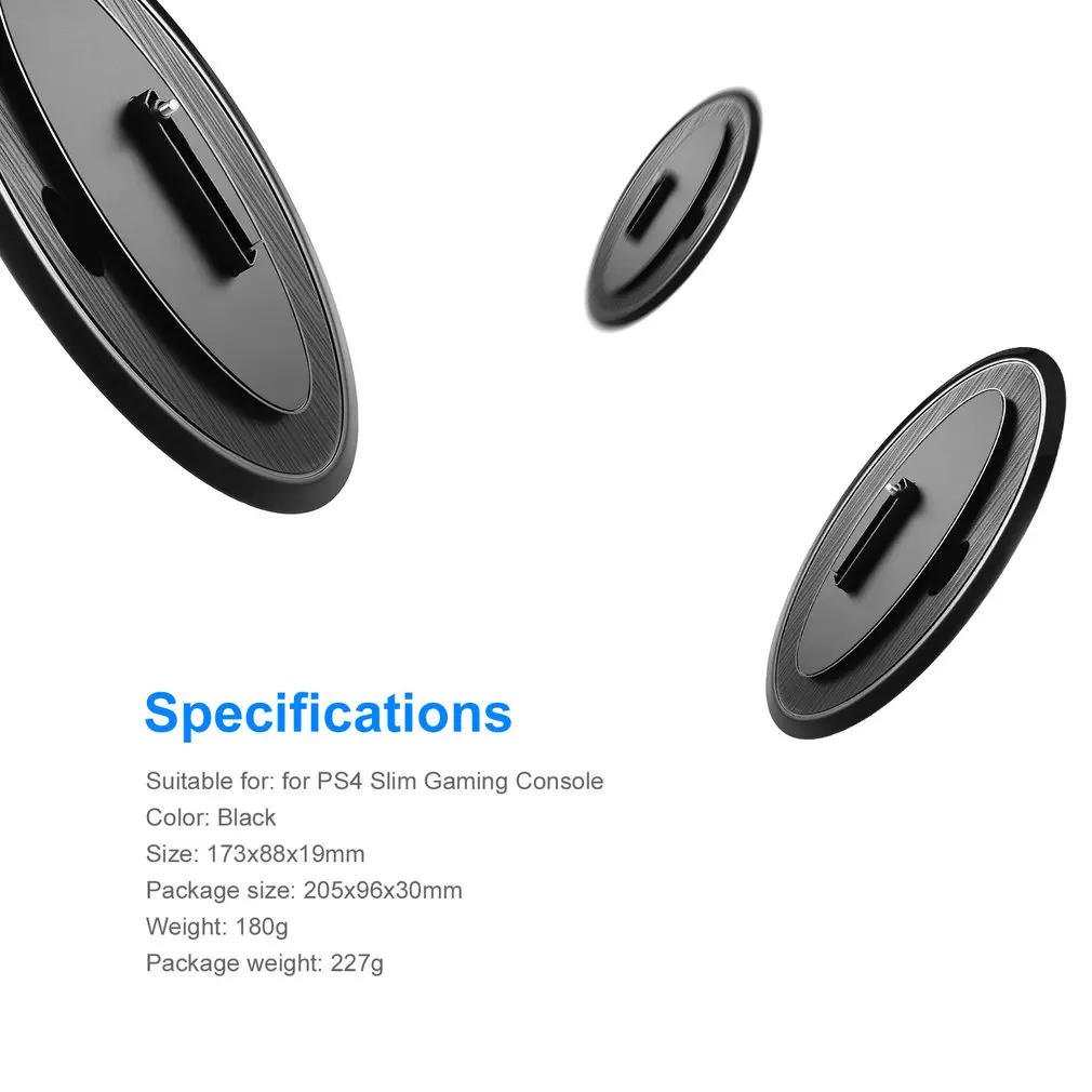 ТОНКАЯ вертикальная подставка для PS4 Slim портативная игровая консоль с компактным