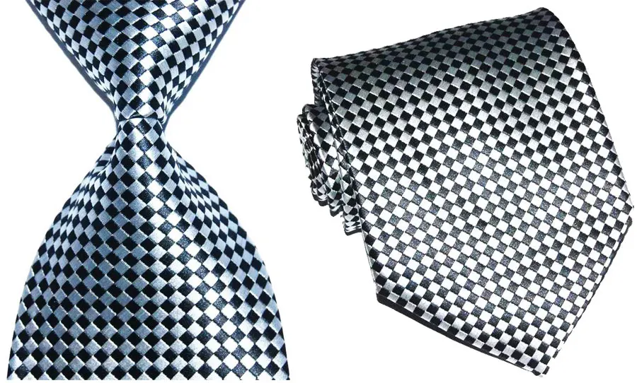 10 см широкий костюм галстук для мужчин шелковый галстук клетчатый квадратный мужской вязаный модный жаккардовый тканый большой официальная одежда Бизнес Свадебная вечеринка